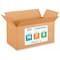 Idl Packaging 16 in x 8 in x 8 in Shipping Box, Kraft, Corrugate, Single Wall, 200#, 5 PK B-1688-5 - alternate 1